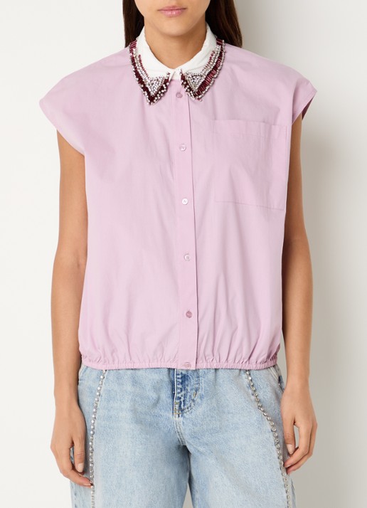 Essentiel Antwerp Janky blouse met strass