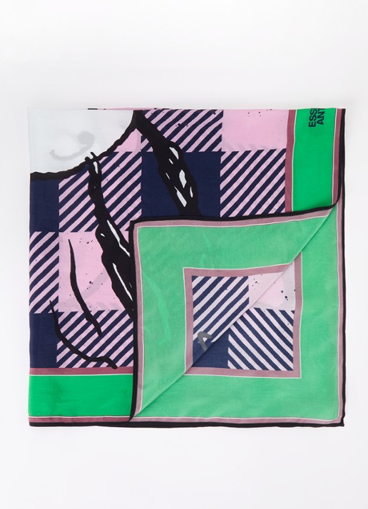 Essentiel Antwerp Joopy sjaal met print