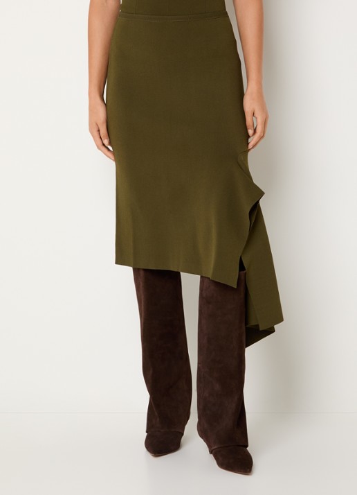 Essentiel Antwerp Kap midi kokerrok met stretch