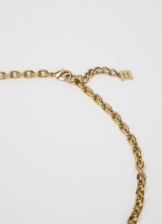 Essentiel Antwerp Koma ketting met hanger - detail 2 goud