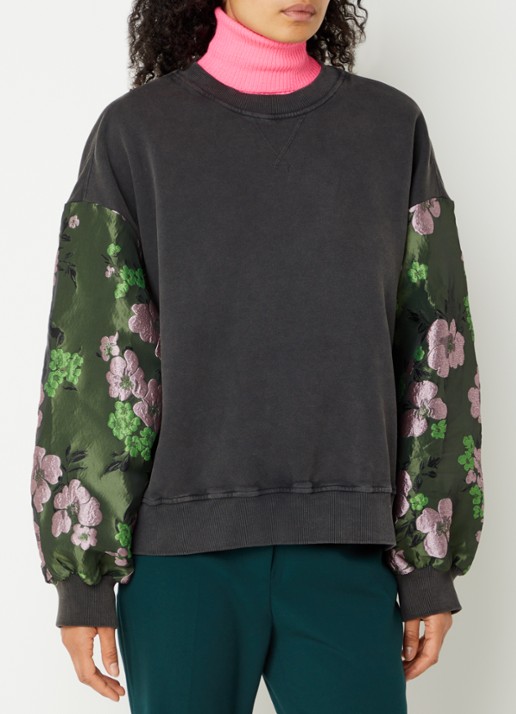 Essentiel Antwerp Kueer sweater met jacquard dessin