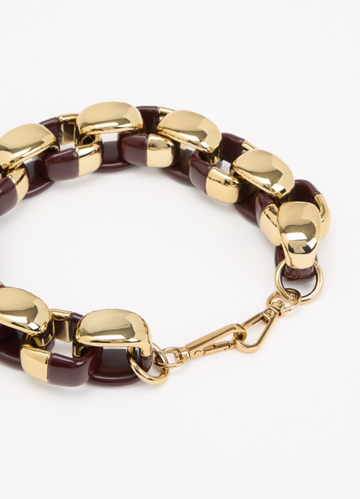 Essentiel Antwerp Kurve ketting  - detail 3 goud