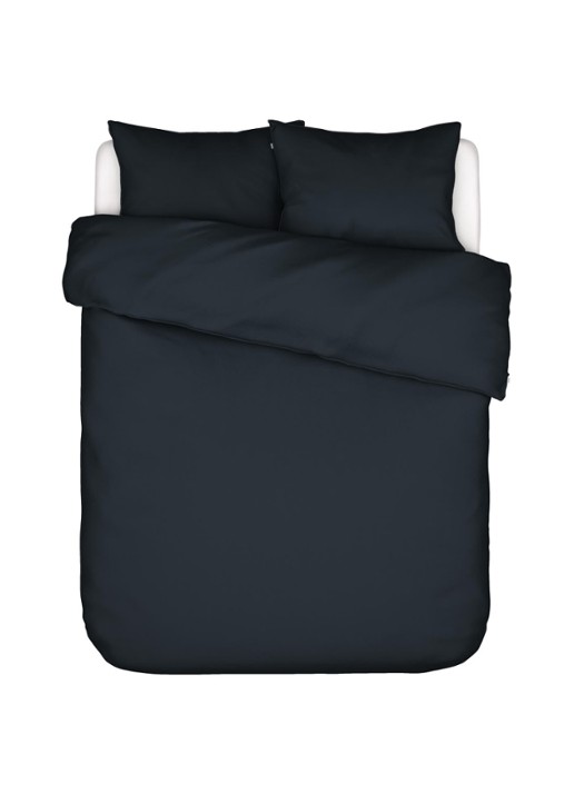 Essenza Minte dekbedovertrekset van katoensatijn 300TC - detail blauw