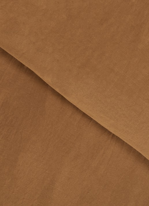 Essenza Minte katoensatijn dekbedovertrekset 300TC - inclusief kussenslopen - detail 3 donkerkhaki