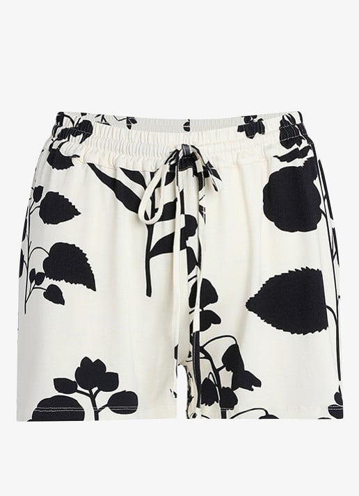 Essenza Nori Liva straight fit korte broek met bloemenprint