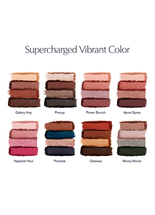 Estée Lauder The Essential Eyeshadow Quad - oogschaduw palette - detail 4 power brunch