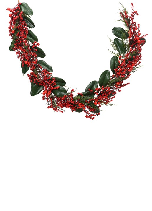 Everlands Big Berry kerstslinger 180 cm