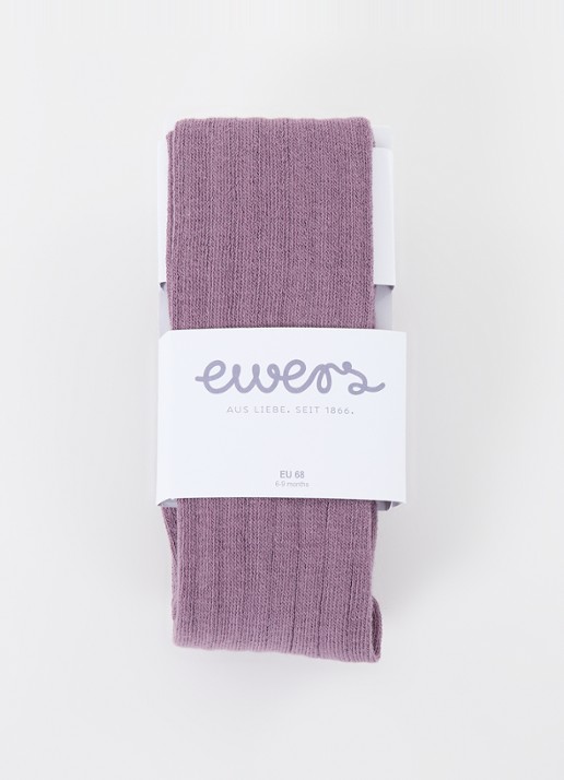 Ewers Maillot met ribstructuur - voorkant paars