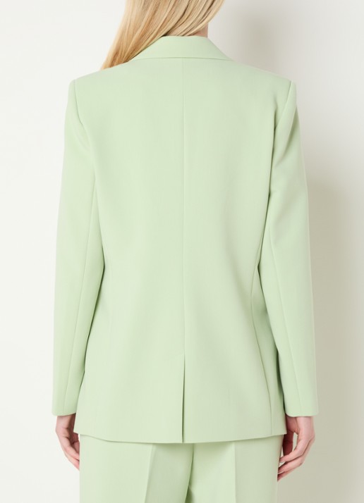 Expresso Blazer met paspelzakken - achterkant 2 lindegroen
