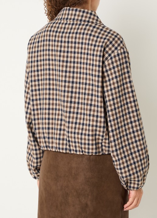 Expresso Jack met steekzakken en kraag - achterkant 4 beige