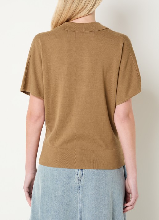 Expresso Polo met stretch - achterkant 4 wit