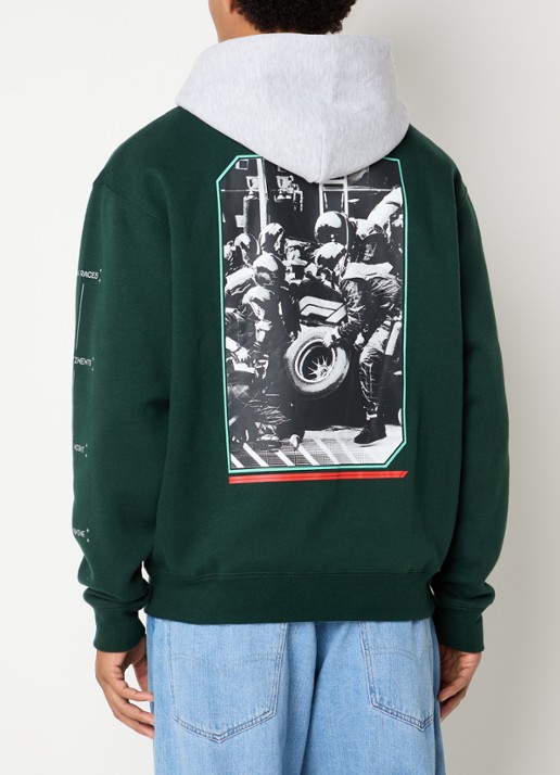 F1 All Hands hoodie met logo- en backprint