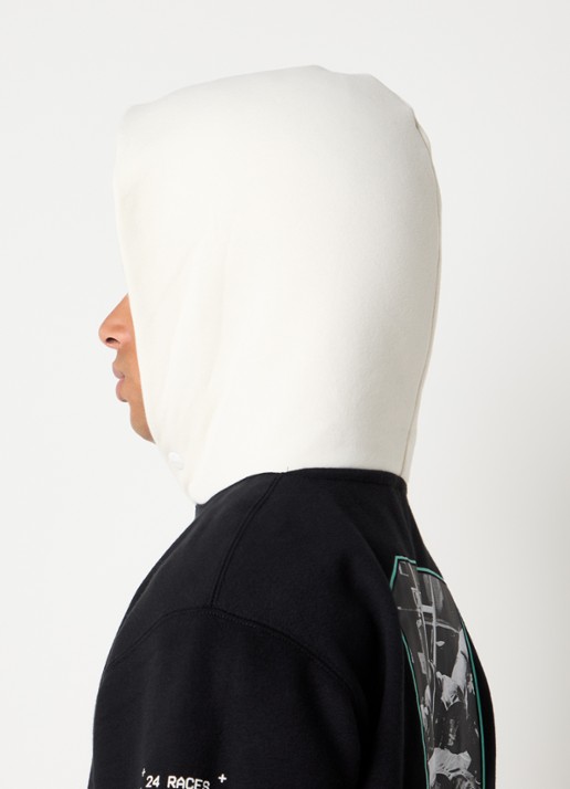 F1 All Hands hoodie met logoborduring - detail 5 zwart