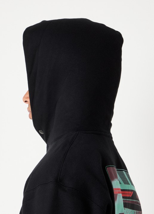 F1 Turbocharged hoodie met logo- en backprint - detail 5 zwart
