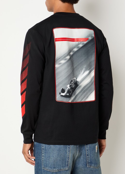 F1 Victory longsleeve met logo- en backprint