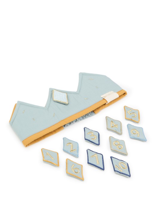Fabelab Celebration Crown Baby hoed met applicatie