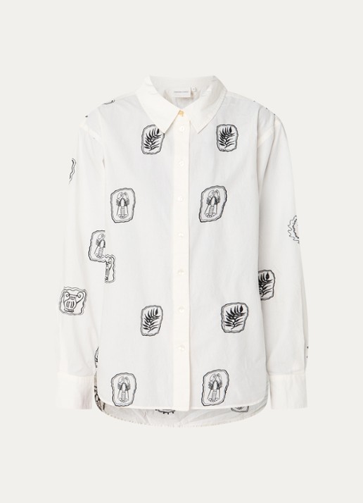 Fabienne Chapot Alex blouse met borduring