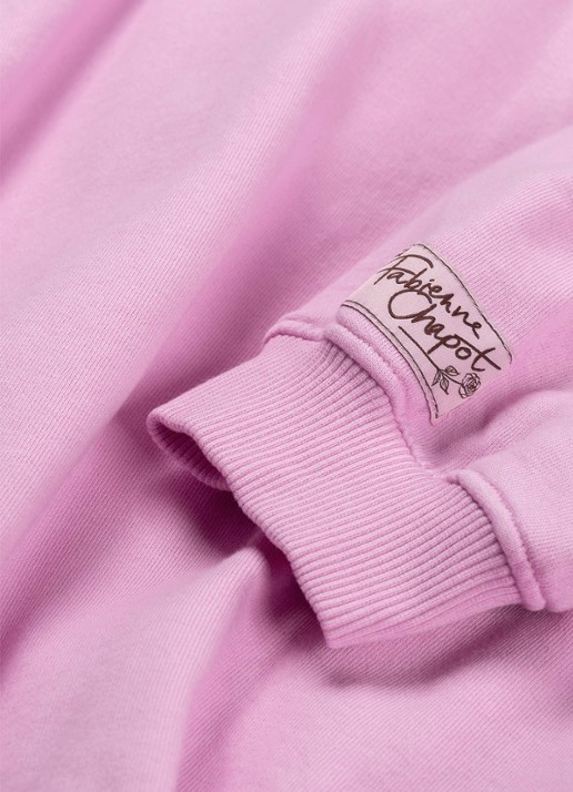 Fabienne Chapot Bubble sweater met plooidetail - detail 2 roze