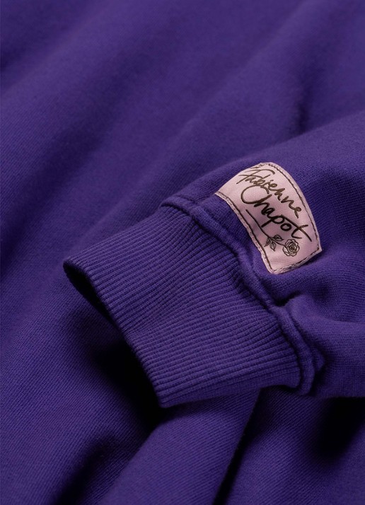 Fabienne Chapot Bubble sweater met plooidetail - detail 2 paars