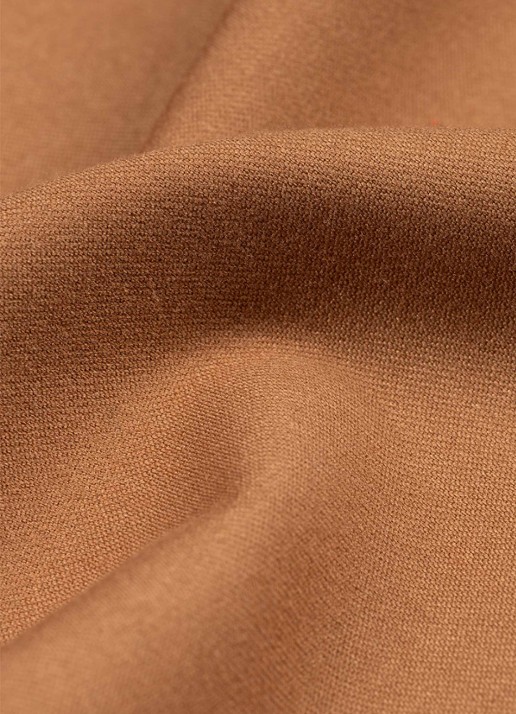 Fabienne Chapot Charlot high waist wide leg pantalon met strikdetail - detail 2 camel
