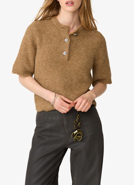 Fabienne Chapot Coco fijngebreide pullover in wolblend
