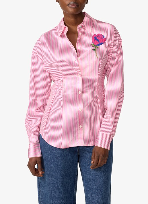 Fabienne Chapot Irina blouse met streepprint