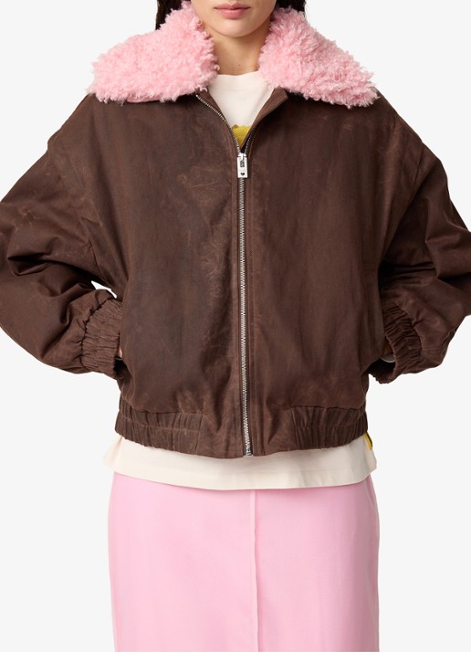 Fabienne Chapot Jay bomberjack met colour blocking