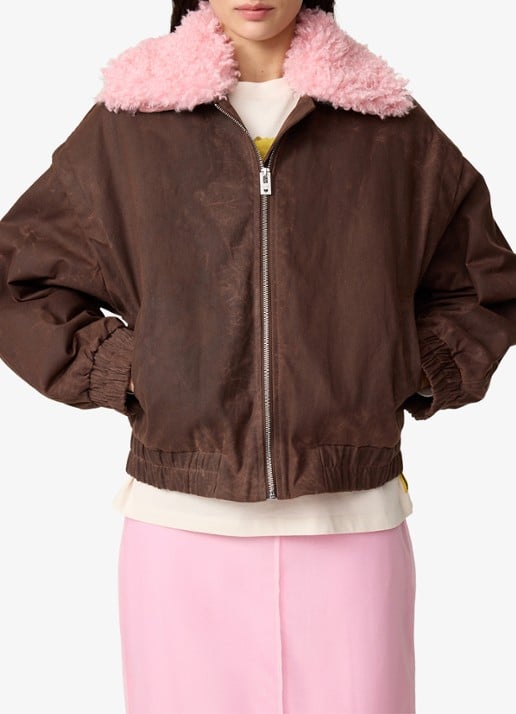 Fabienne Chapot Jay bomberjack met colour blocking