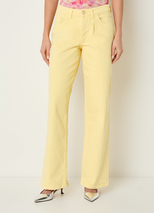 Fabienne Chapot Lulu high waist loose fit jeans met gekleurde wassing