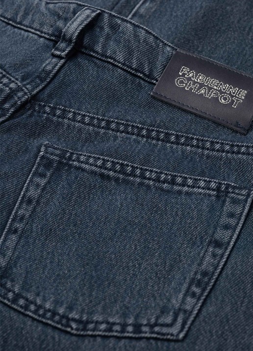 Fabienne Chapot Lulu high waist wide leg jeans in lyocellblend  - detail 2 indigo