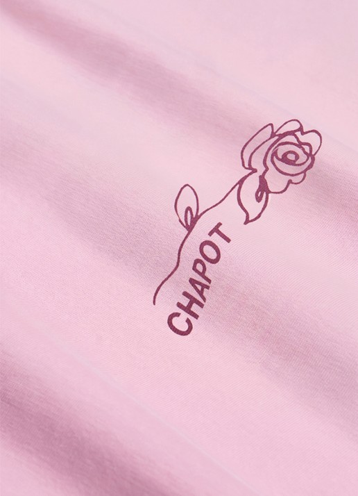 Fabienne Chapot Madeleine longsleeve met logo - detail 2 roze