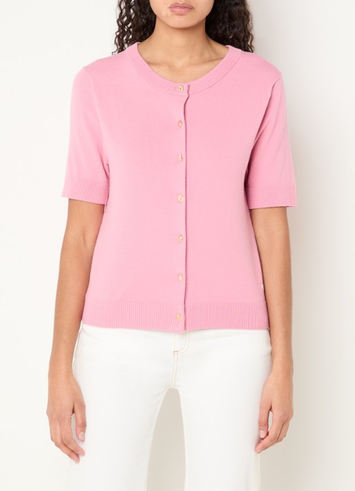 Fabienne Chapot Molly fijngebreid vest met ronde hals