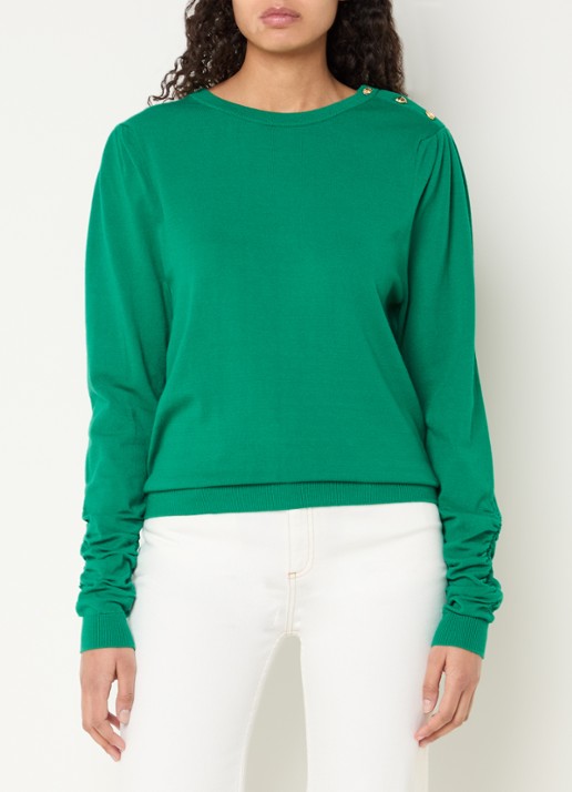 Fabienne Chapot Molly fijngebreide pullover met ronde hals