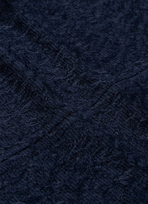 Fabienne Chapot Penny top met structuur - detail 2 donkerblauw