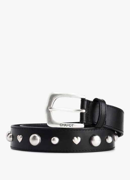 Fabienne Chapot Play Of Studs riem van leer