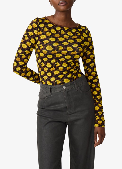 Fabienne Chapot Roe top met bloemenprint