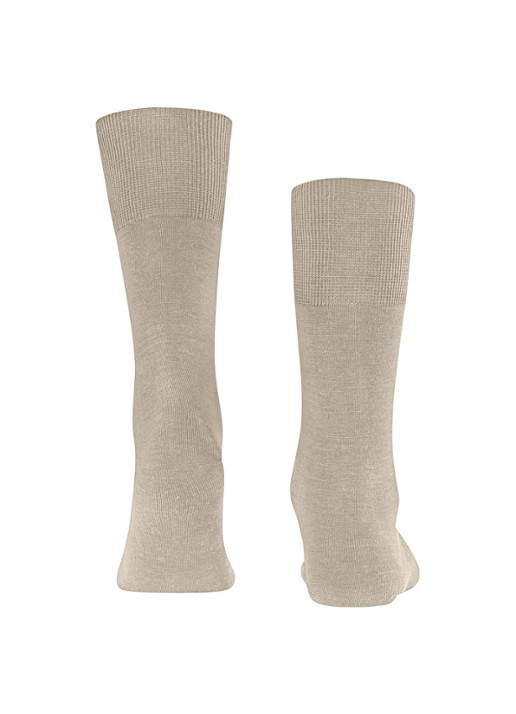 Falke Airport sokken in wolblend  - detail 3 beige