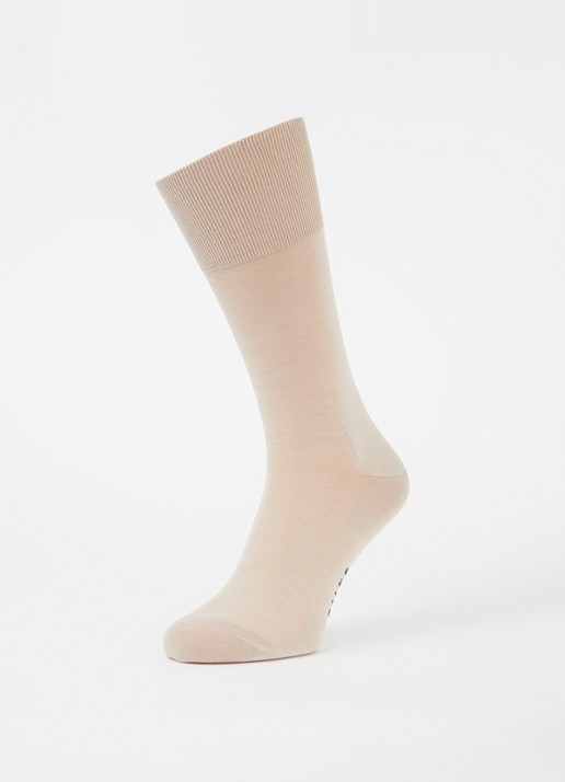 Falke Climawool sokken in scheerwolblend - detail beige