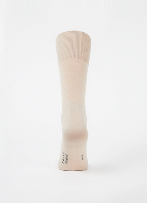 Falke Climawool sokken in scheerwolblend - voorkant 3 beige