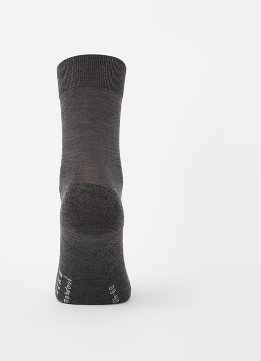 Falke Climawool sokken in wolblend - voorkant 2 antraciet