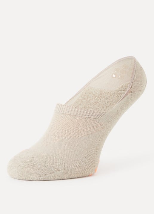 Falke Cool Kick sneakersokken met logo - detail zand