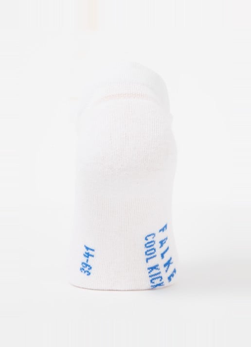 Falke Cool Kick sneakersokken met logo - voorkant 3 wit