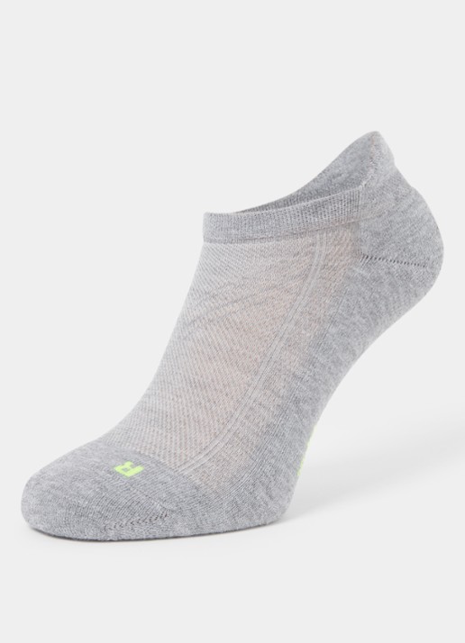Falke Cool Kick sneakersokken met logo - detail 3 grijsmele