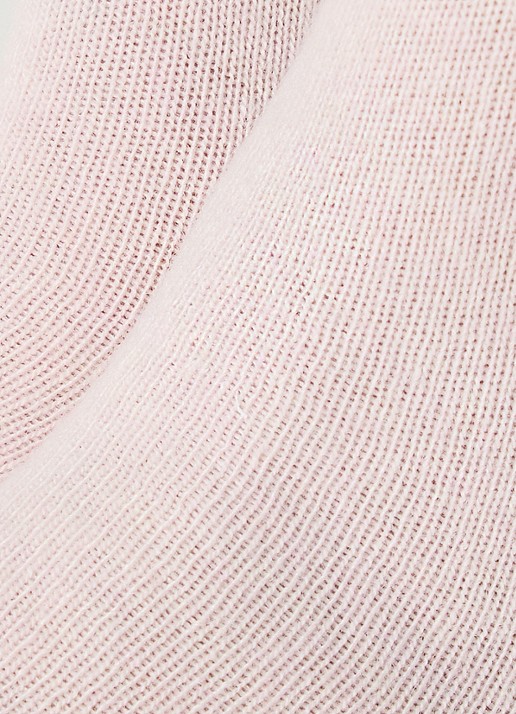 Falke Cosy Wool sokken in kasjmierblend - detail 2 lichtroze