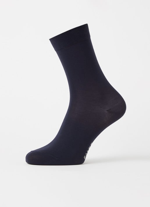 Falke Cotton Touch sokken in 3-pack - detail 3 donkerblauw
