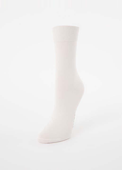 Falke Cotton Touch sokken met logo - detail 3 lichtroze