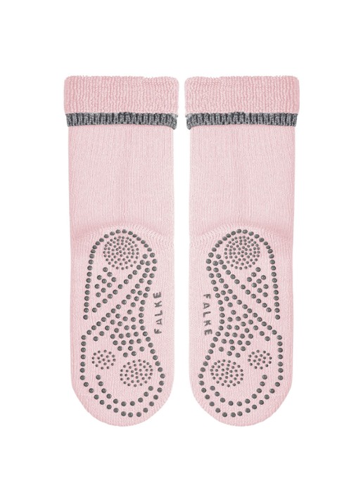 Falke Cuddle Pads sokken in wolblend met anti-slip - detail 3 lichtroze
