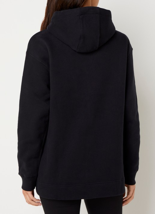 Falke Hoodie met logoprint - achterkant 5 zwart