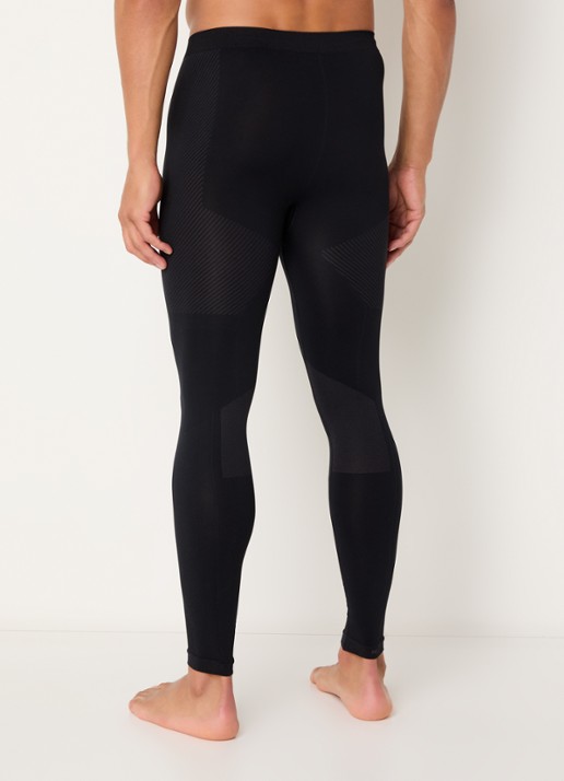 Falke Legging met logo - achterkant 5 zwart