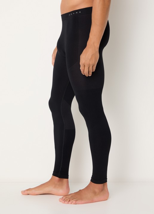 Falke Legging met logo - detail 4 zwart
